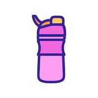 shaker with automatic lid and clevis icon vector outline illustration