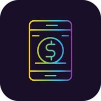 Donation Gradient Icon vector