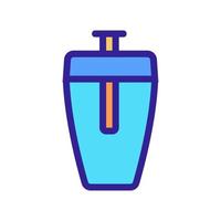 drink in a bottle icon vector. Isolated contour symbol illustration vector