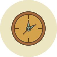 Time Filled Retro vector