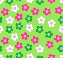 Vintage floral seamless pattern print vector