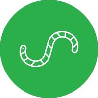 Worm Line Circle Multicolor vector