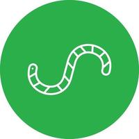 Worm Line Circle Multicolor vector