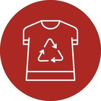 Shirt Line Circle Multicolor vector