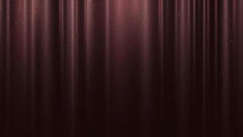 Abstract elegant red fabric curtain background with dust glitter light effect luxury style vector