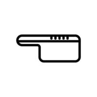 kitchen tool for sharpening knives icon vector