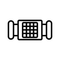 manual mesh for grinding icon vector outline illustration