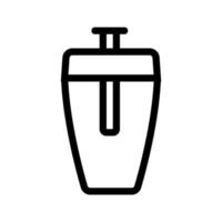 drink in a bottle icon vector. Isolated contour symbol illustration vector