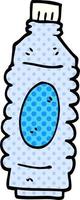 cartoon doodle water bottle vector