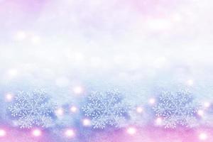 abstract background of snowflakes photo