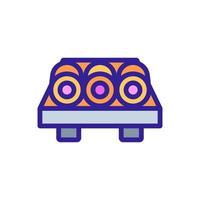 nori sheets icon vector outline illustration