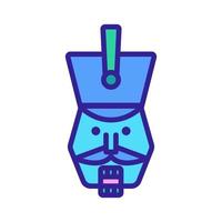 nutcracker Icon vector. Isolated contour symbol illustration vector