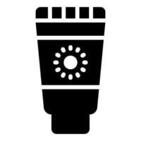 sun block vector icon glyph style for Web and Mobile.
