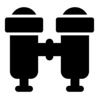binocular vector icon glyph style for Web and Mobile.