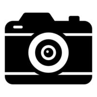 camera vector icon glyph style for Web and Mobile.