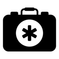 first aid box vector icon glyph style for Web and Mobile.