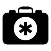 first aid box vector icon glyph style for Web and Mobile.