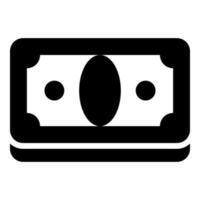 money vector icon glyph style for Web and Mobile.