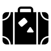 luggage vector icon glyph style for Web and Mobile.