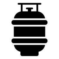 gas's cylinder vector icon glyph style for Web and Mobile.