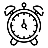 alarm vector icon thin line style for Web and Mobile.