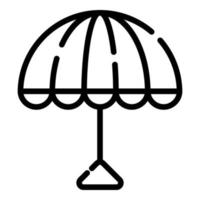 umbrella vector icon thin line style for Web and Mobile.