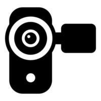 camera vector icon glyph style for Web and Mobile.