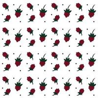 Cartoon raspberry pattern on white background. Doodle, template for design. Cute vector hand drawn illustration in flat style.