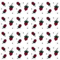 Cartoon raspberry pattern on white background. Doodle, template for design. Cute vector hand drawn illustration in flat style.