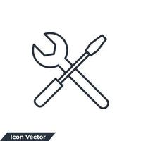 technical support icon logo vector illustration. Help and support symbol template for graphic and web design collection