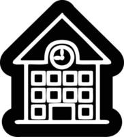 school house icon vector