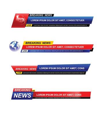 Breaking News template set 001