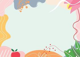 Flat Background with pastel colour Tosca, good for Power Point, greeting card etc. vector