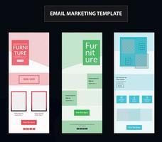 Multipurpose E-commerce Business Email marketing Newsletter Template vector