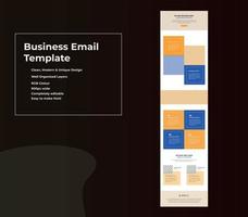 Marketing Agency Email Newsletter Template vector