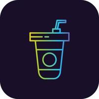 Soft Drink Gradient Icon vector