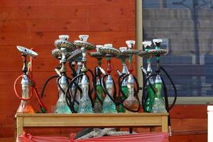 Hookah is a device for smoking among the peoples of the Middle East. photo