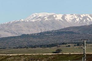 Mount Hermon is Israel's highest mountain and the only place where winter sports can be practiced. photo