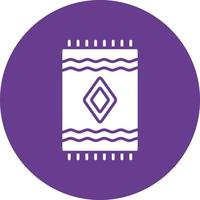 Carpet Glyph Circle Multicolor vector