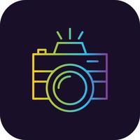 Camera Filled Retro vector