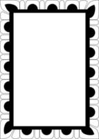 Frame design in vintage style vector