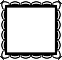 Frame design in vintage style vector