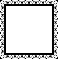 Frame design in vintage style vector