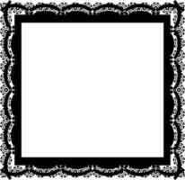 Frame design in vintage style vector