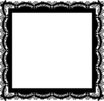 Frame design in vintage style vector