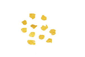 goldener pinselstrich für design png