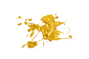 goldener pinselstrich für design png