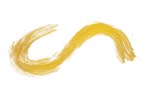 goldener pinselstrich für design png