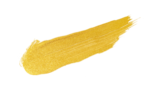 goldener pinselstrich für design png