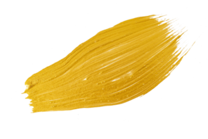 goldener pinselstrich für design png